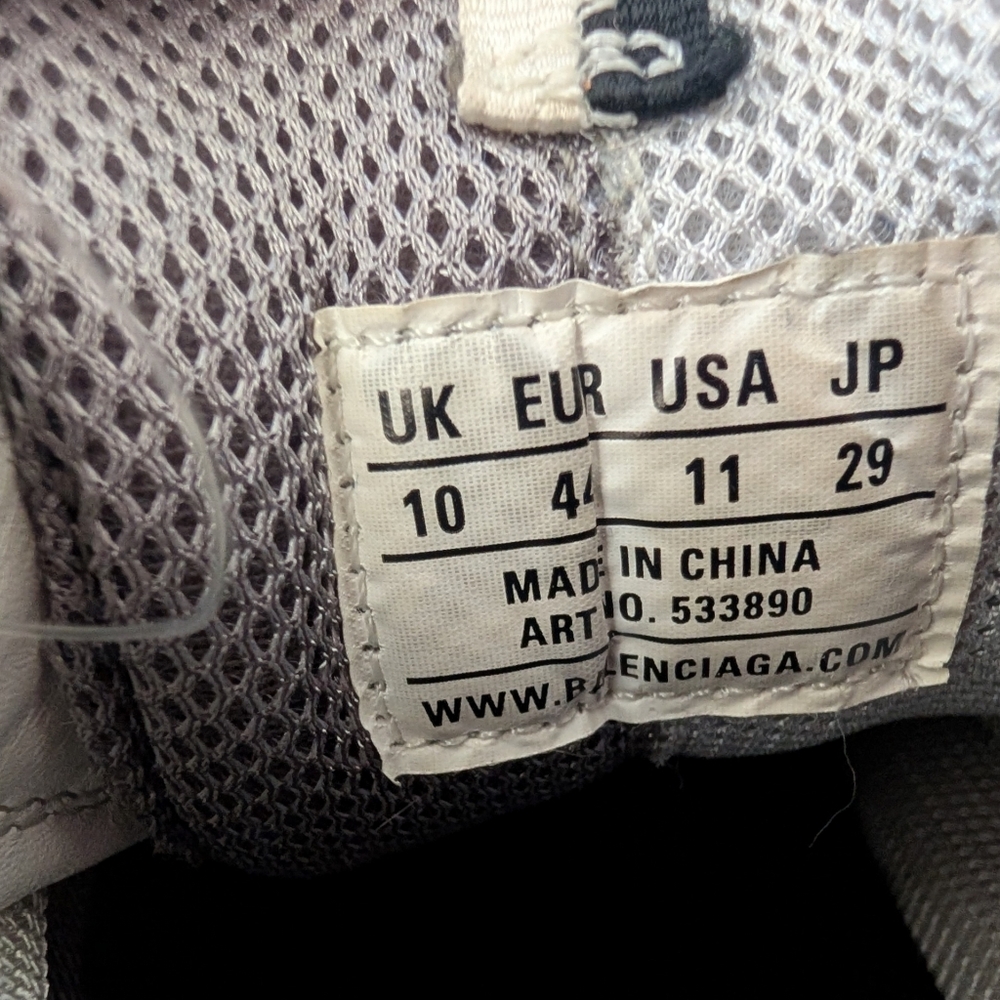Balenciaga Triple S Split Sneakers Size 11 (EU 44) - Picture 10 of 15